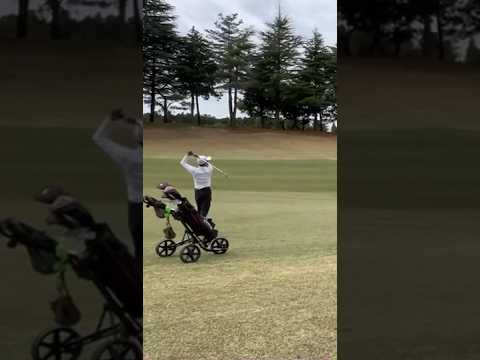 タイガー・ウッズになりたいです！スイング真似てます。