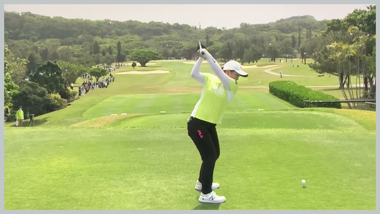 祝ツアー初優勝【ゴルフ】 西郷真央　スイング