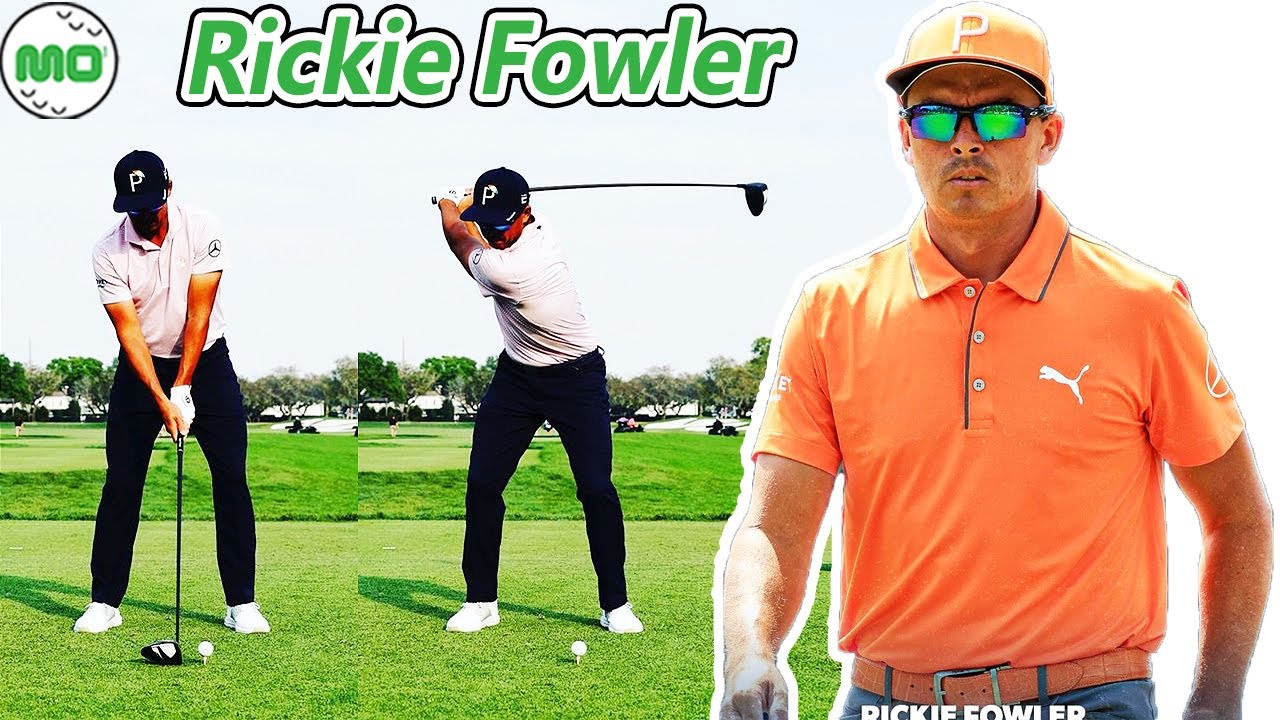 Rickie Fowler リッキー・ファウラー  米国の男子ゴルフ スローモーションスイング!!!