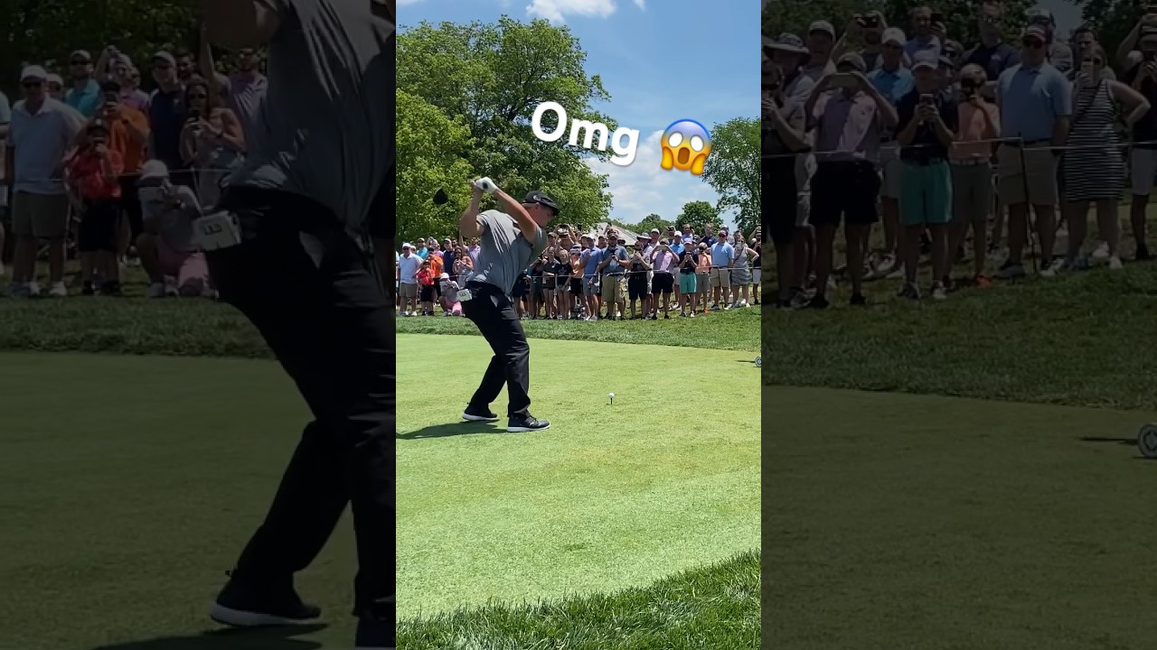 Bryson Dechambeau obliterates golf ball!!!!