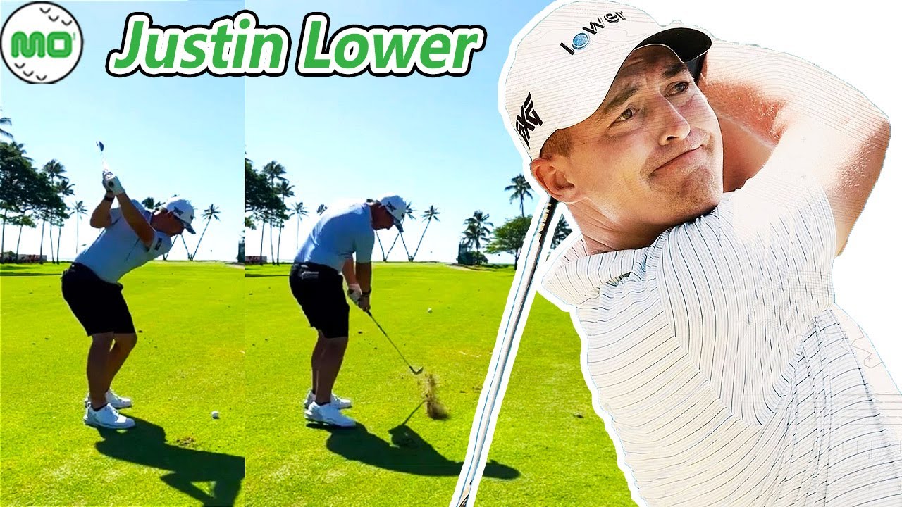 Justin Lower ジャスティン・ローワー 米国の男子ゴルフ スローモーションスイング!!!