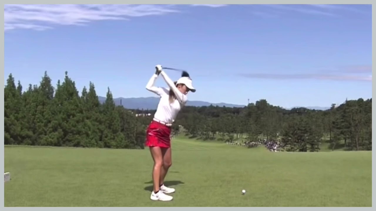 【ゴルフ】 安田祐香　スイング