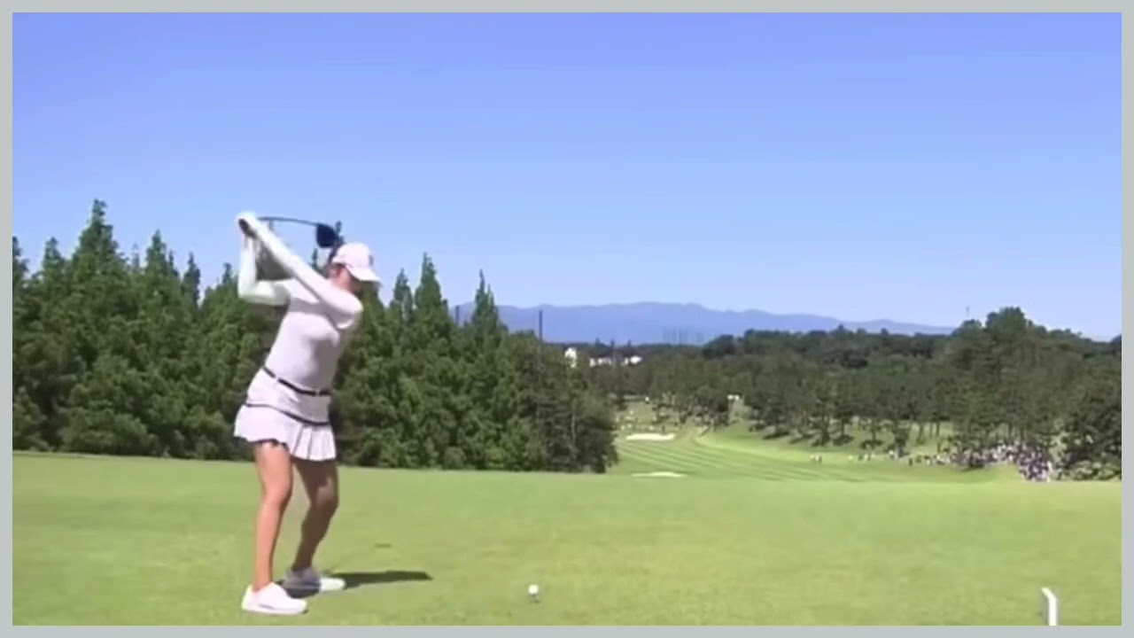 【ゴルフ】 稲見萌寧　スイング