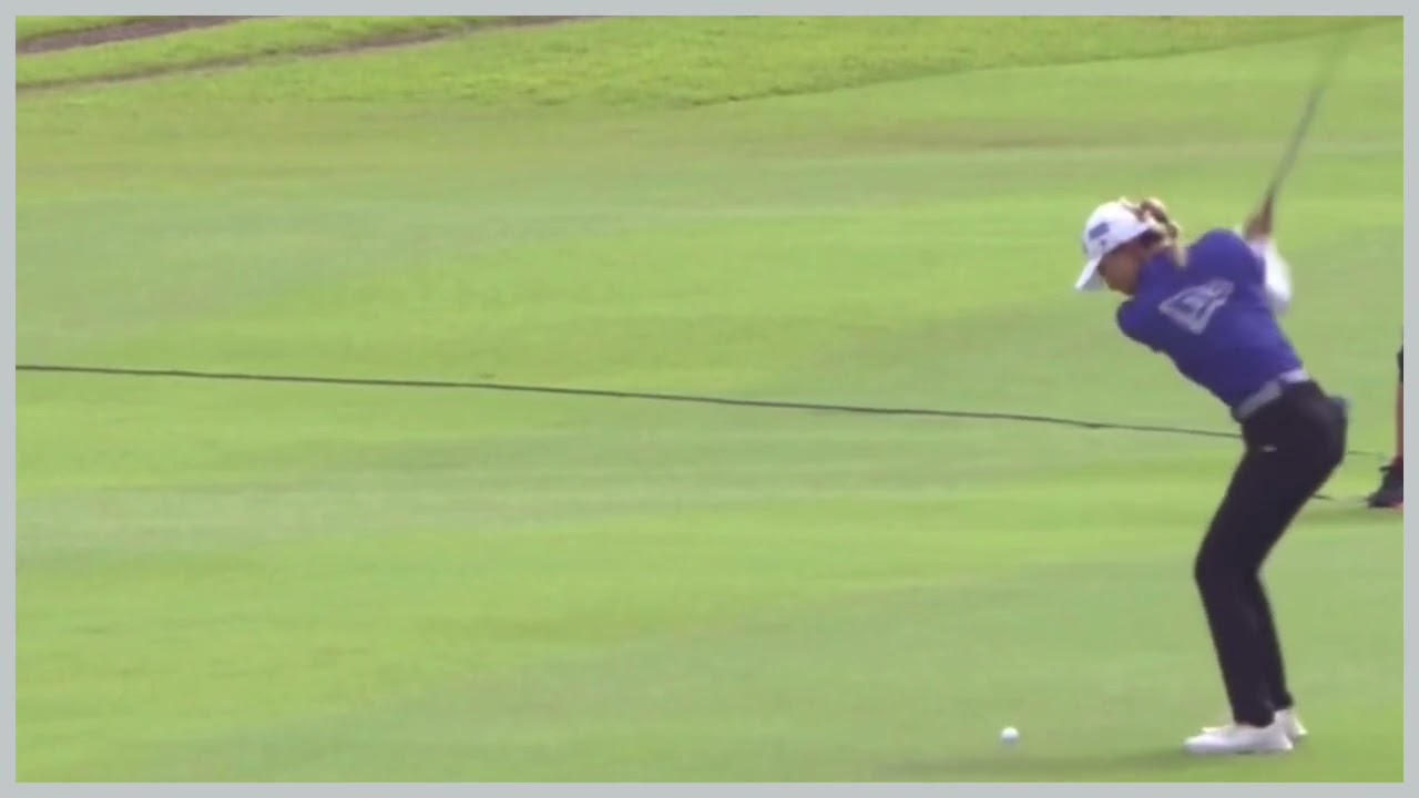 【ゴルフ】 宮田成華　スイング