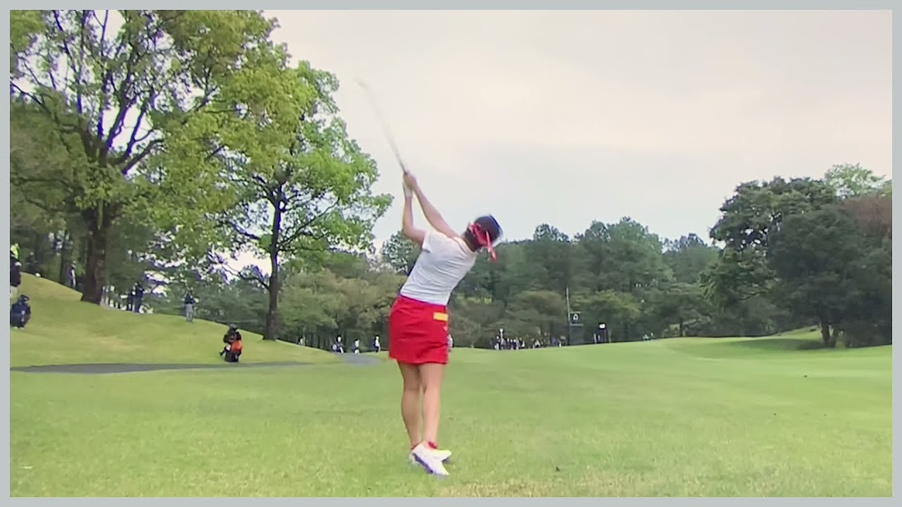 【ゴルフ】 河本結　スイング