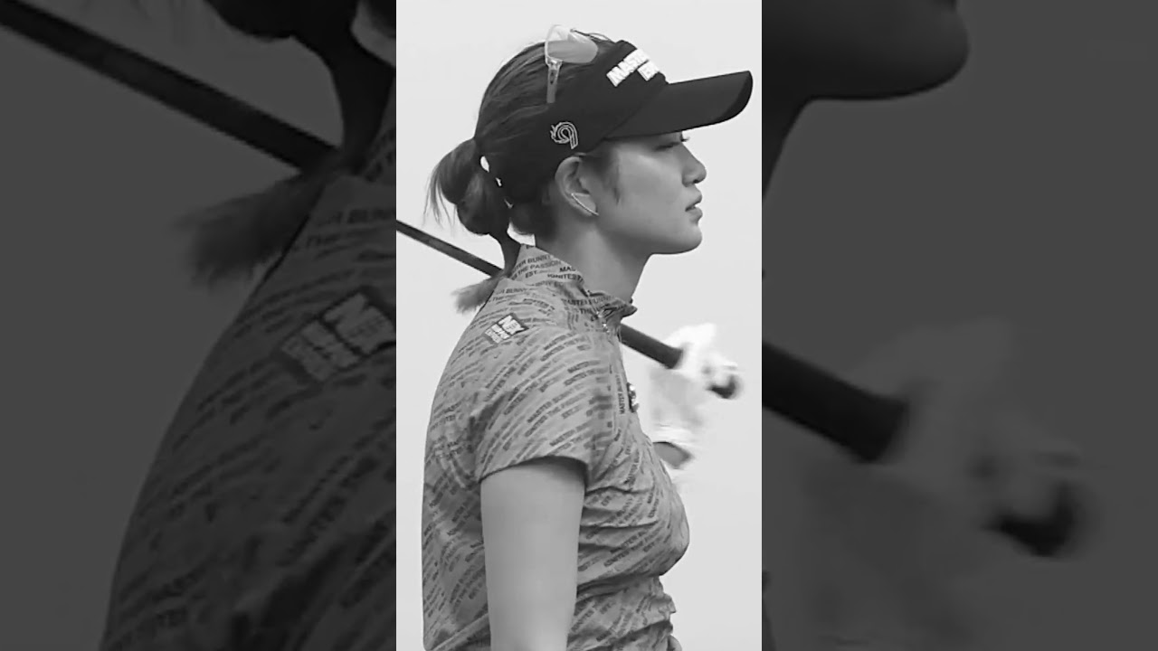 原英莉花プロ 雨のち晴れ｜🎵せつない Re:edit【女子プロゴルフ】#shorts