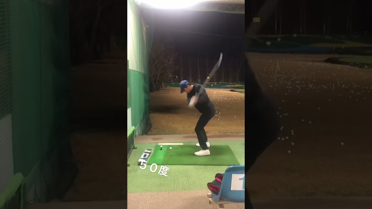 「ウェッジ」練習場。 #golf #golfswing #ゴルフスイング #プロゴルファー #レフティー #ミケルソン