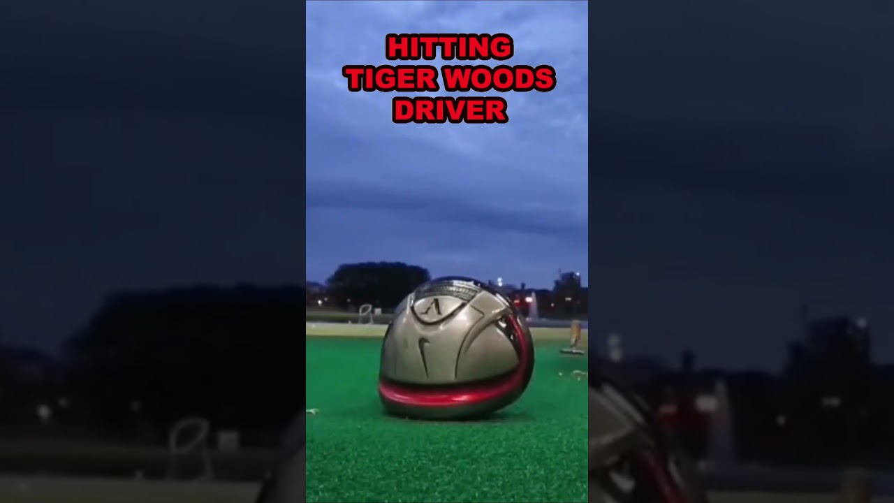 I Hit TIGER WOODS VINTAGE Nike Driver