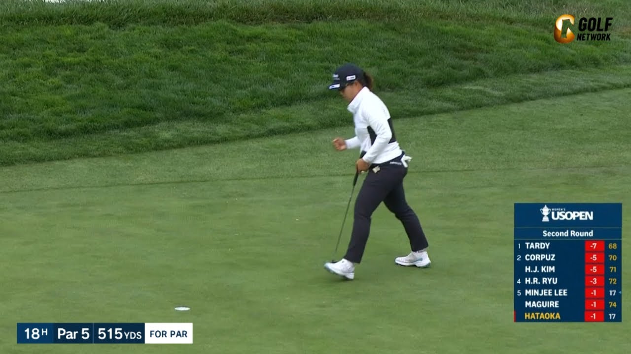 【全米女子23】畑岡奈紗は6打差5位　6番パー5は絶妙なアプローチからバーディ