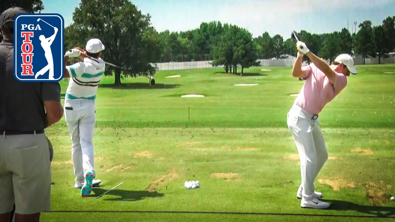 Jason Day and Rory McIlroy’s range session at WGC-FedEx St. Jude 2019