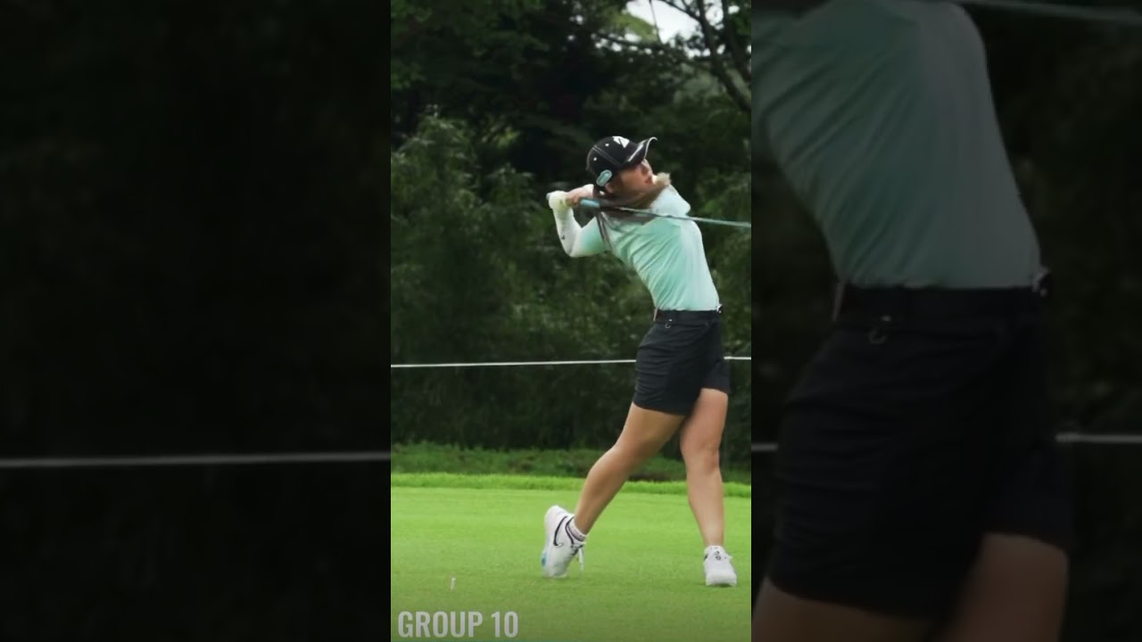 【吉田優利プロ】身体の回し方が綺麗すぎる🥲🥲力強いティーショット集#ゴルフ #ゴルフ女子 #吉田優利 #女子プロゴルファー