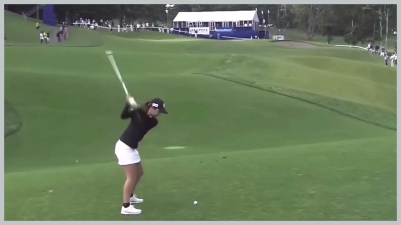 【ゴルフ】 菊地絵理香　スイング