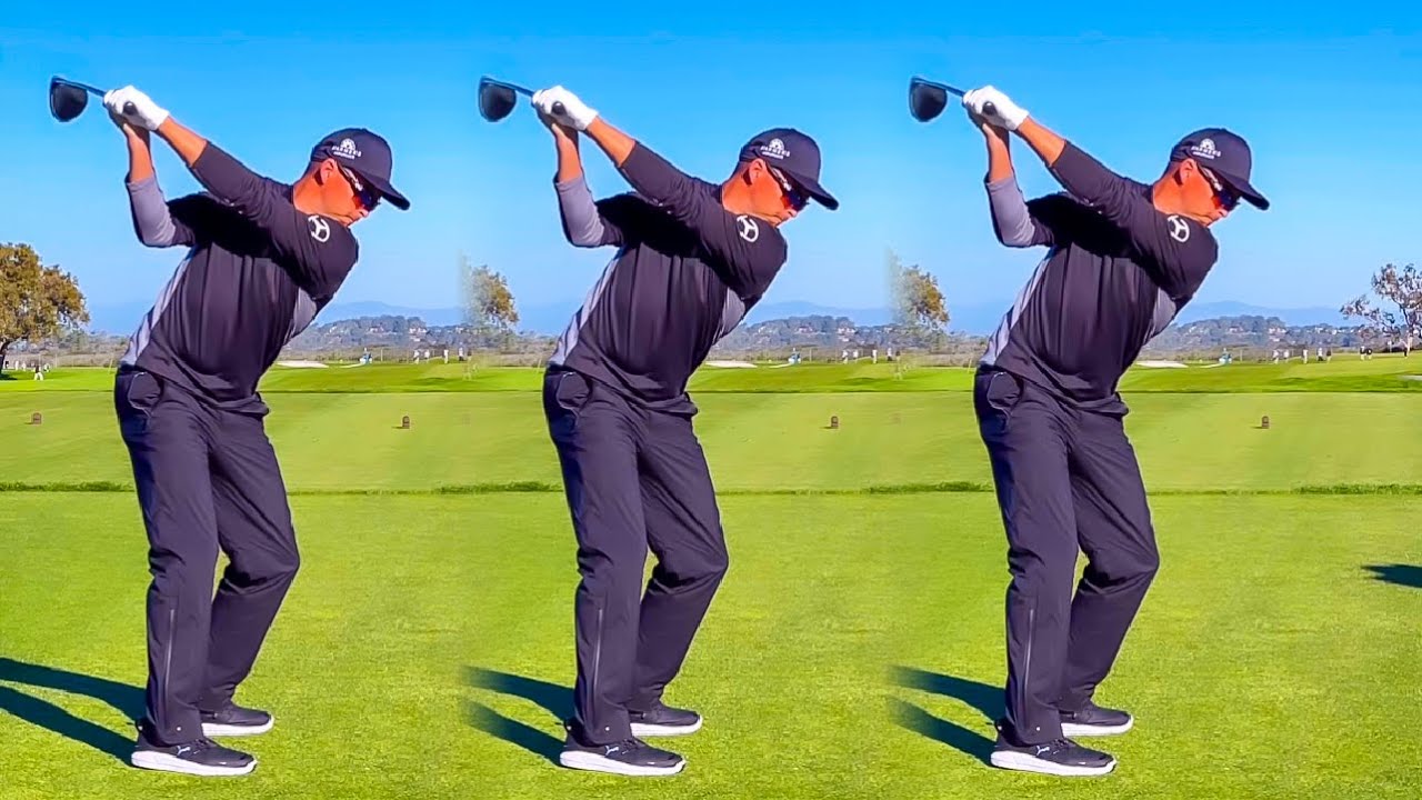 RICKIE FOWLER GOLF SWING - SLOW MOTION