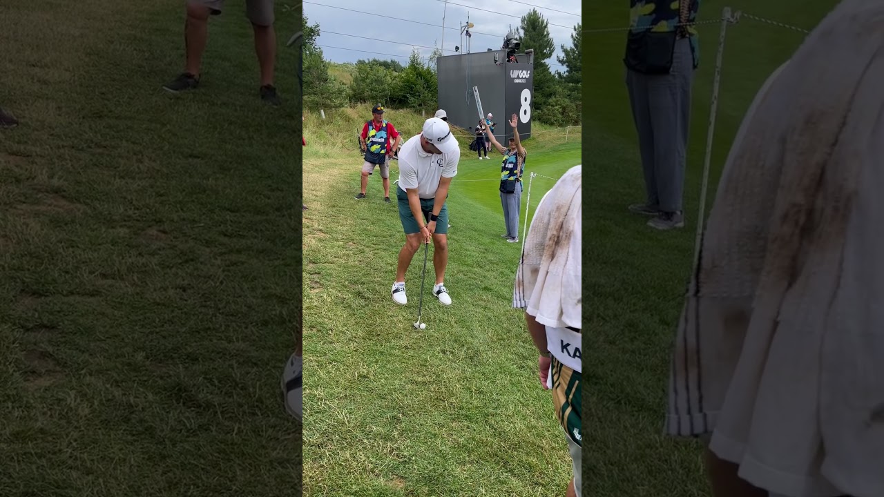 Martin Kaymer Shows Us How To Approach An Awkward Lie At LIV London 2023 #golf #golfequipment