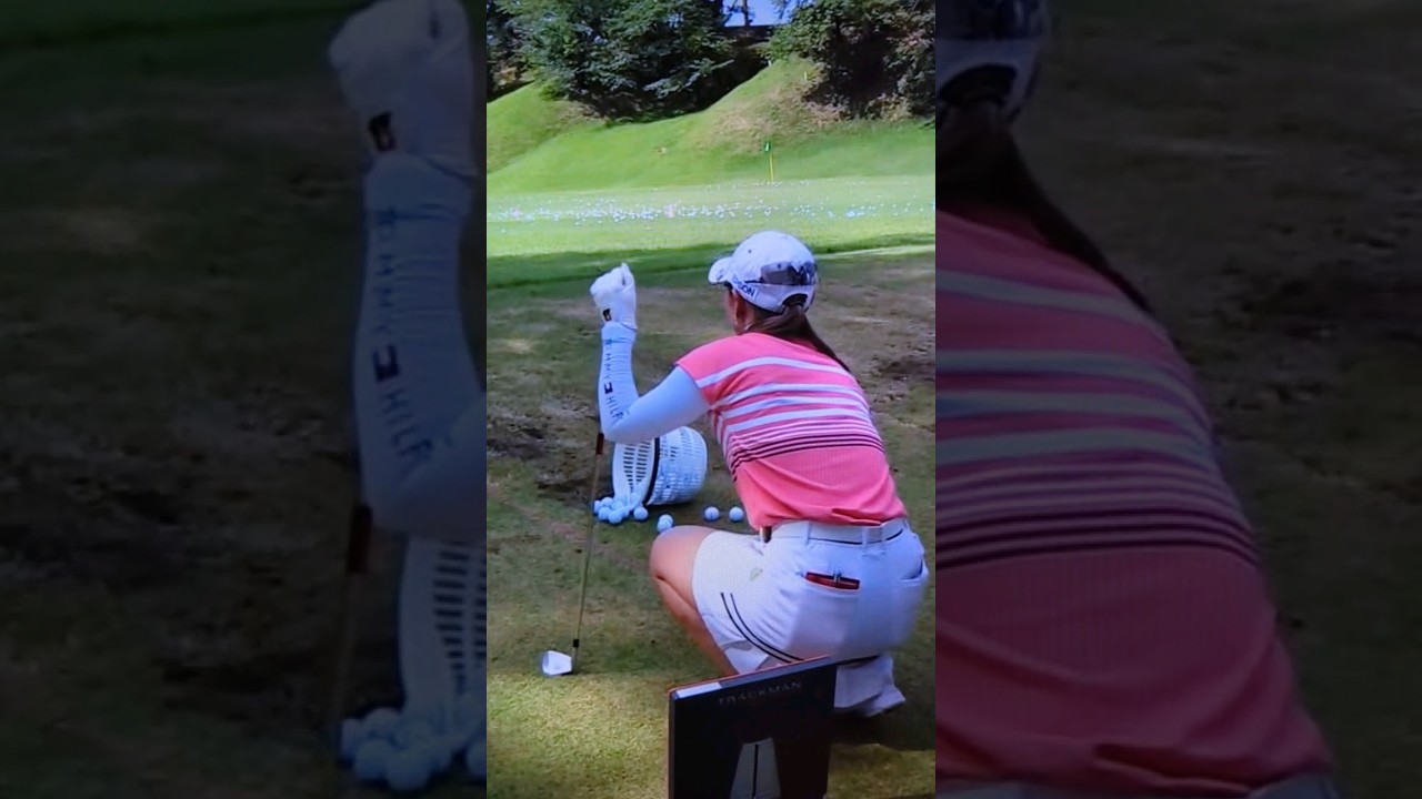 吉田優利  練習中  資生堂レディス 最終日 #shorts #ショート