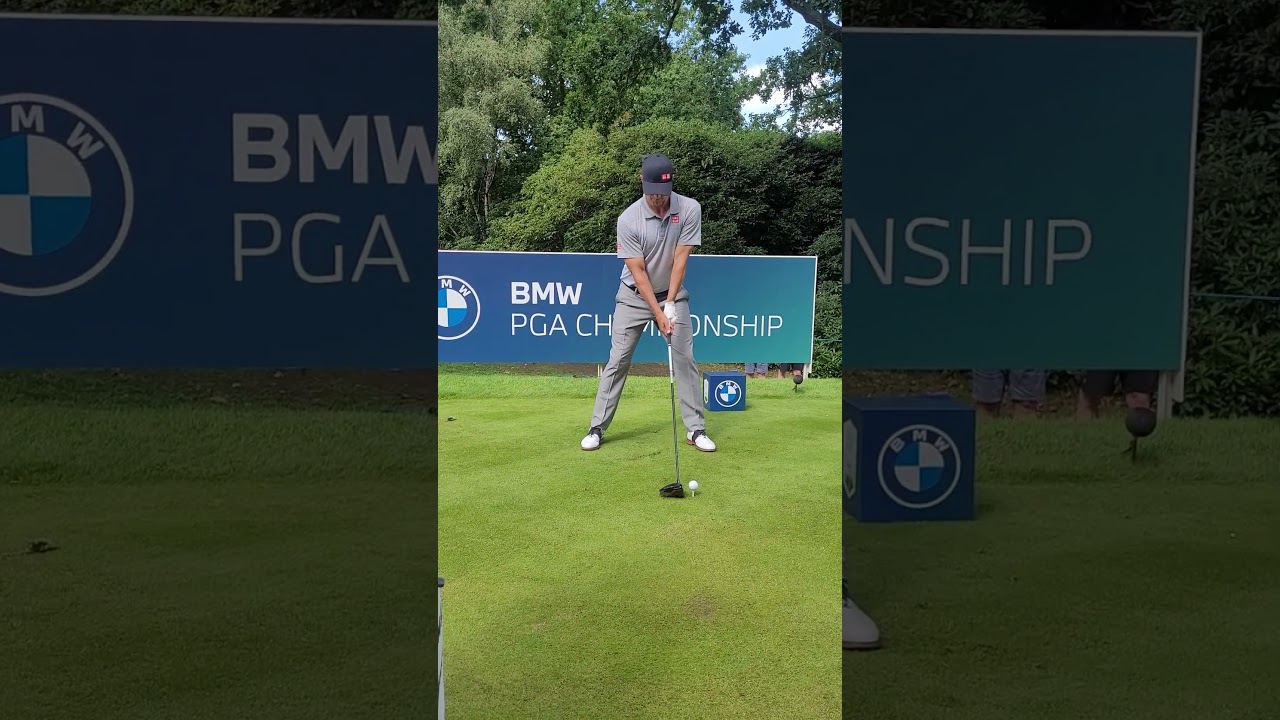 Adam Scott driver swing at Wentworth #adamscott #golf #golfer #golfswing #golflife #driverswing