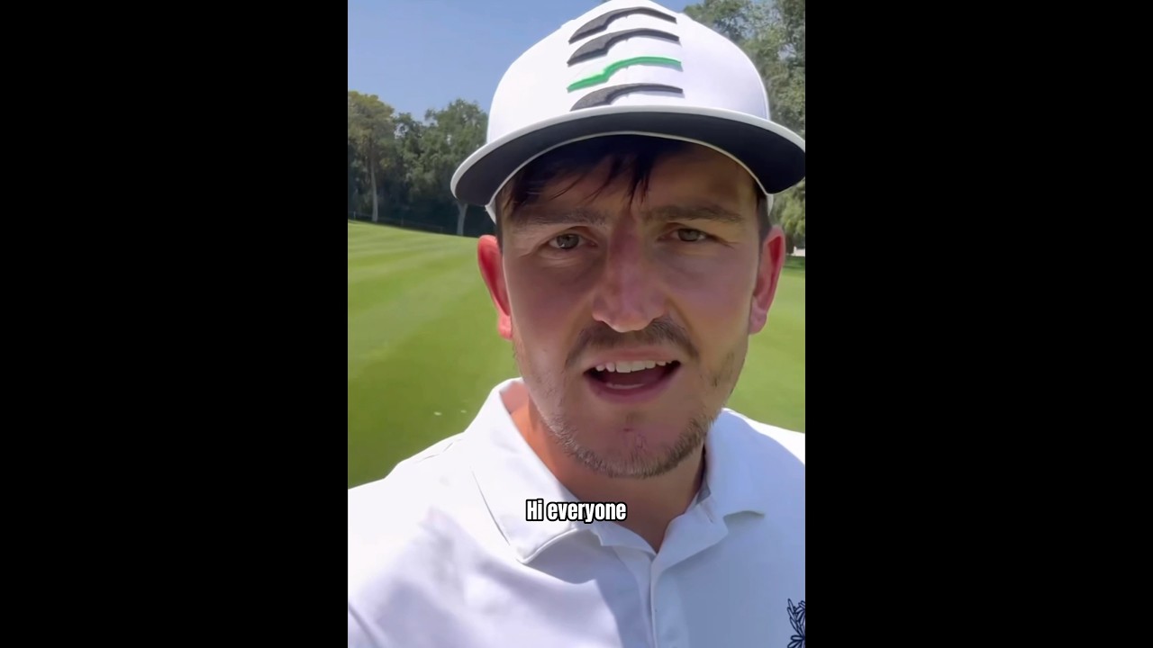 Had a lovely day golfing with Henrik Stenson❤️ #shorts #football #golf #golfing #harrymaguire