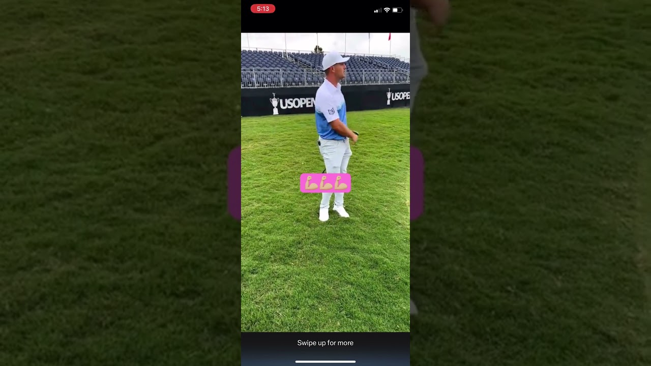 Bryson DeChambeau trick shot at #usopen ! #brysondechambeau #golf #tomgillisgolf