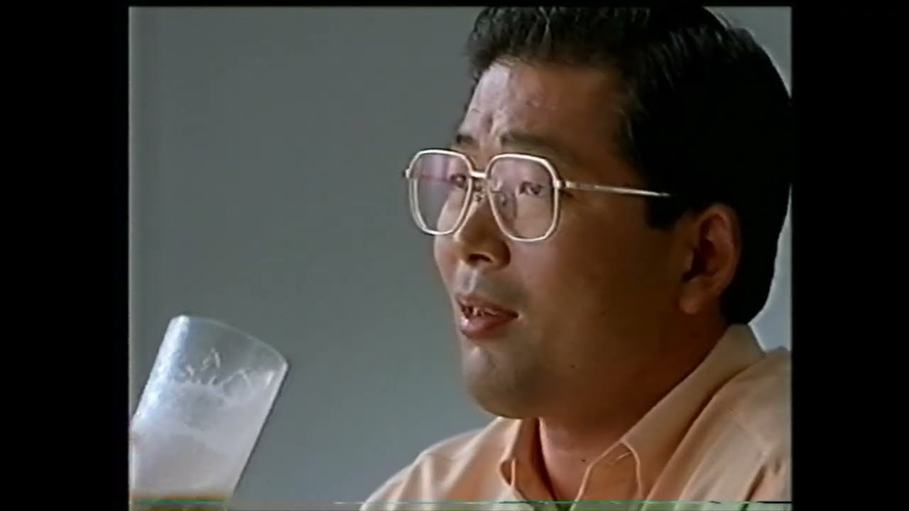 キリンビール　キリンプレミアムビール　中嶋常幸　懐かCM　1992年3月　KIRIN PREMIUM BEER