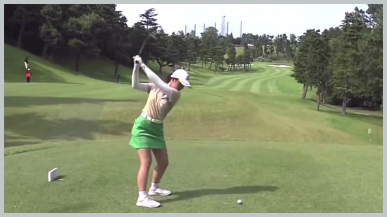 【ゴルフ】 川﨑春花　スイング