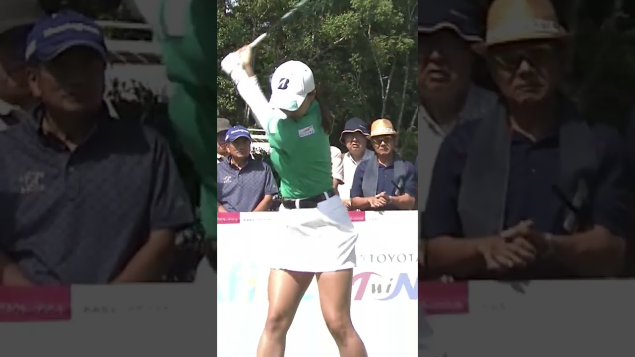 松田鈴英 ティーオフ／女子プロゴルフ 2023.07.14 #shorts