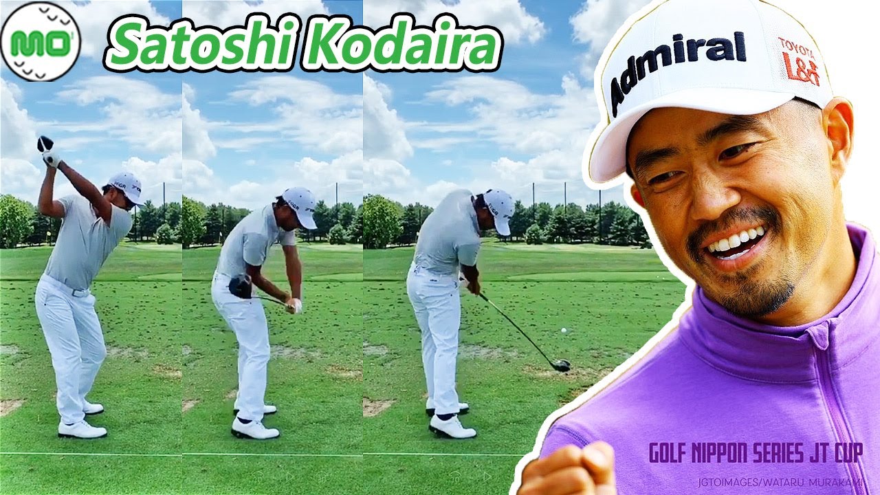 小平智 Satoshi Kodaira  日本の男子ゴルフ スローモーションスイング!!!