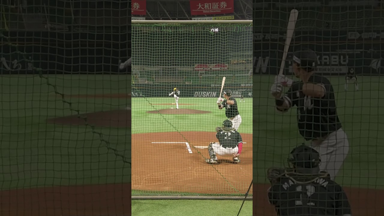 【音量注意】弾丸のような佐々木朗希投手のストレート #chibalotte