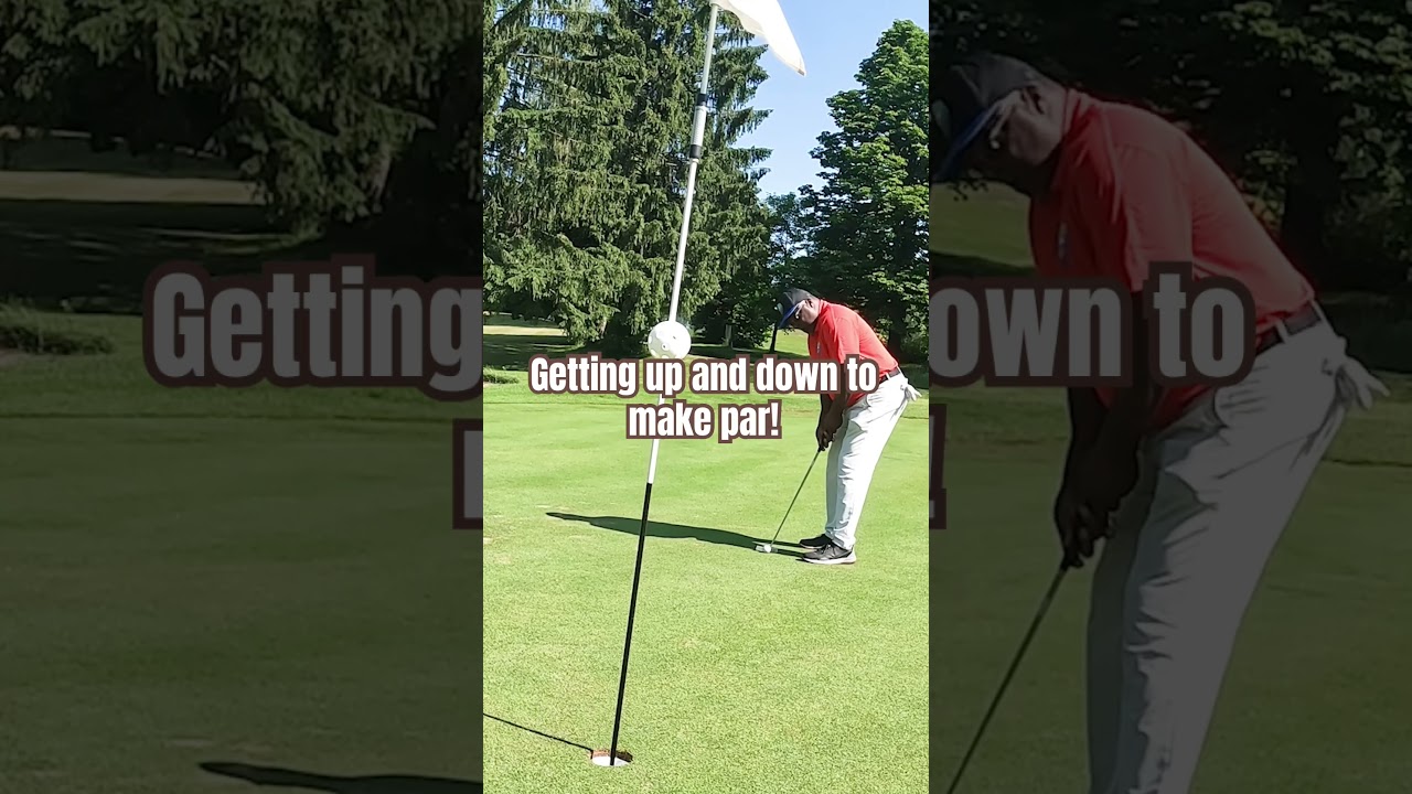 When things go right! Getting up and down to make par. HITEM STR8 GOLF YOUTUBE GOLF CHANNEL.