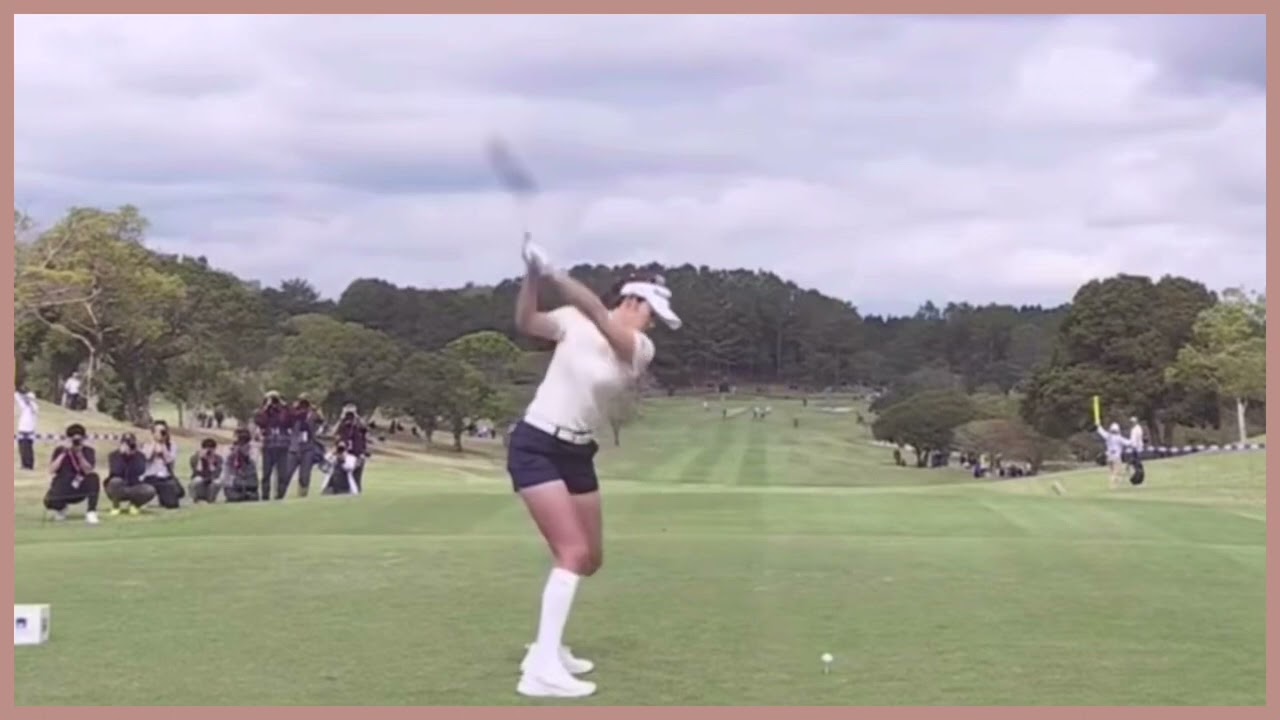 【ゴルフ】 原英莉花　スイング