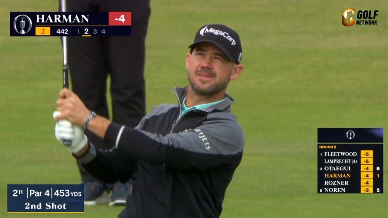 【全英OP23】ブライアン・ハーマン、4連続バーディにイーグル締めの6アンダーを記録