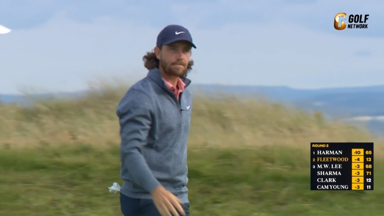 【全英OP23】トミー・フリートウッドは単独2位　10番は約17mを沈めてバーディ