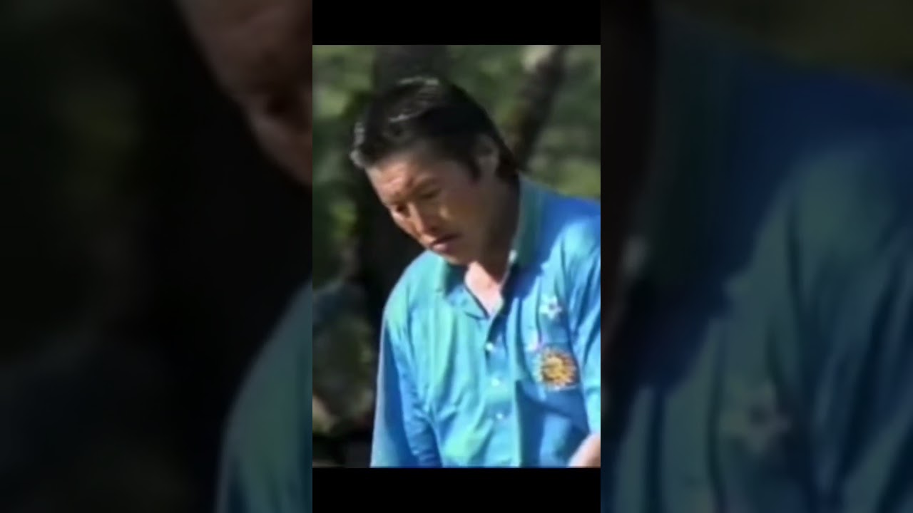 ジャンボ尾崎プロ✨1994年ダンロップフェニックス17H噴水にカップイン😱からのボギーセーブ🔥 #golf #ゴルフ #ゴルフスイング #ジャンボ尾崎 #アイアン