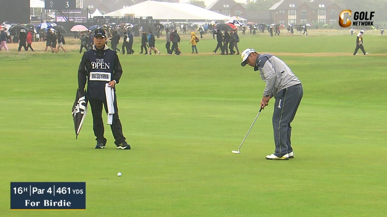 【全英OP23】松山英樹、雨風にも負けず「70」と伸ばして通算3アンダー