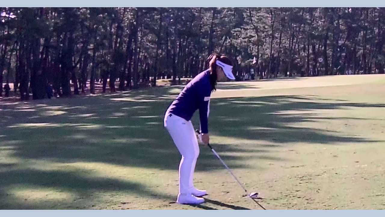 【ゴルフ】 柏原明日架 スイング