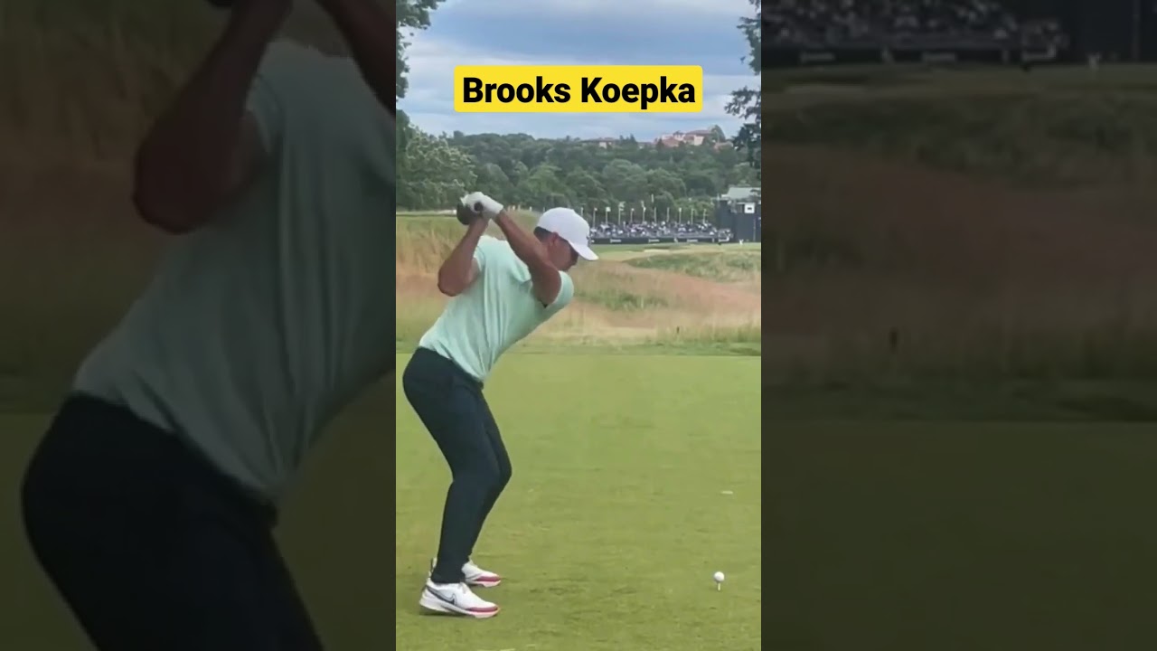 Brooks Koepka power | Driver Swing Via @carlocuillogolf IG #golf #pgatour #liv