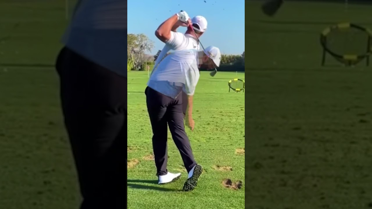 ジョン・ラーム　アイアンショット　#shorts #golf