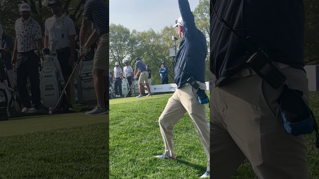 Bryson dechambeau golf swing oak hill practice round