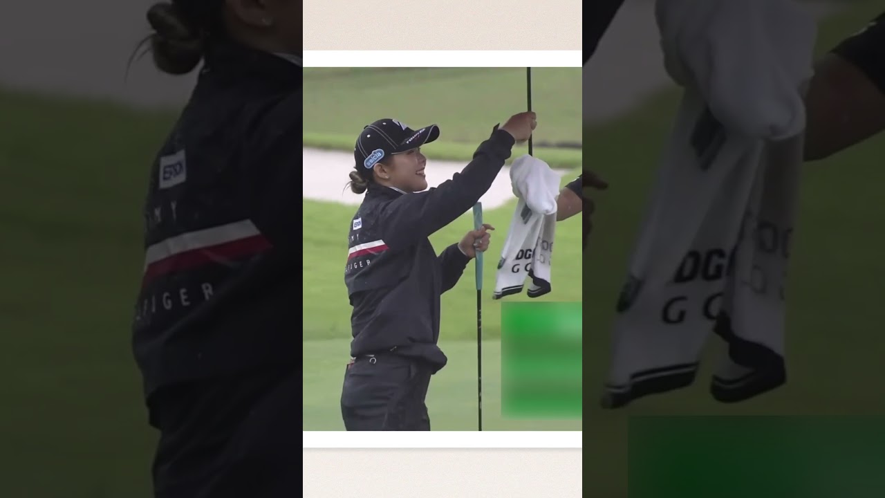 吉田優利 吉田プロに突然‼｜可愛い【女子プロゴルフ】#shorts