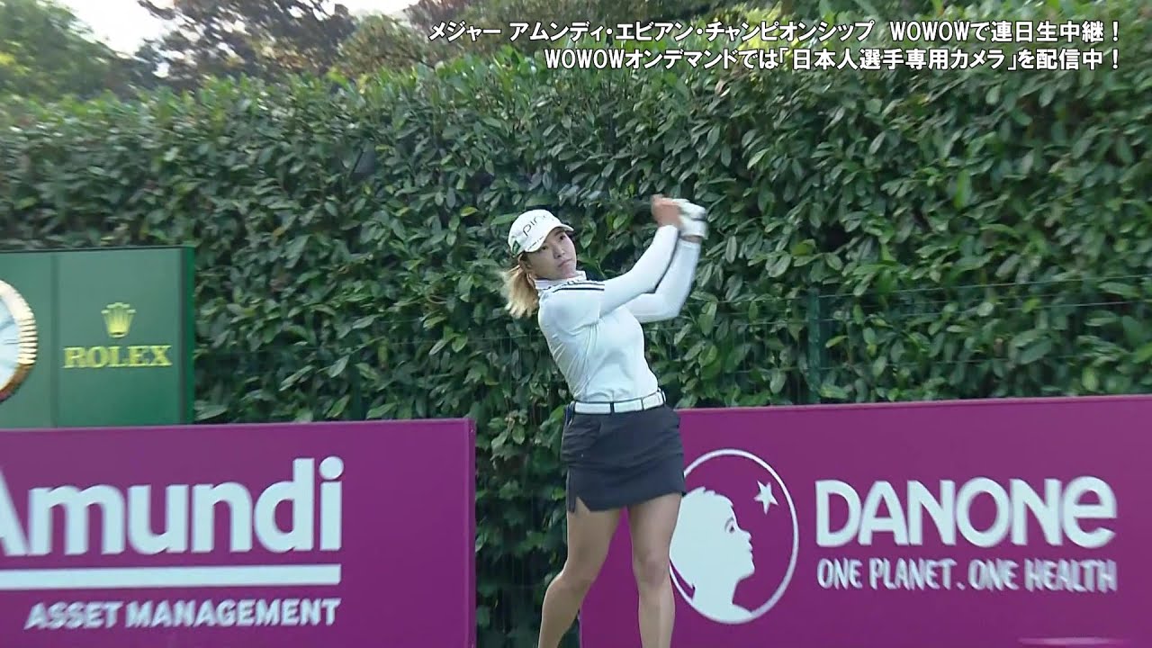 渋野日向子 第3日 ショートハイライト／メジャー アムンディ・エビアン・チャンピオンシップ【WOWOW】