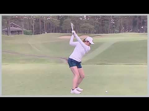 【ゴルフ】 大里桃子　スイング