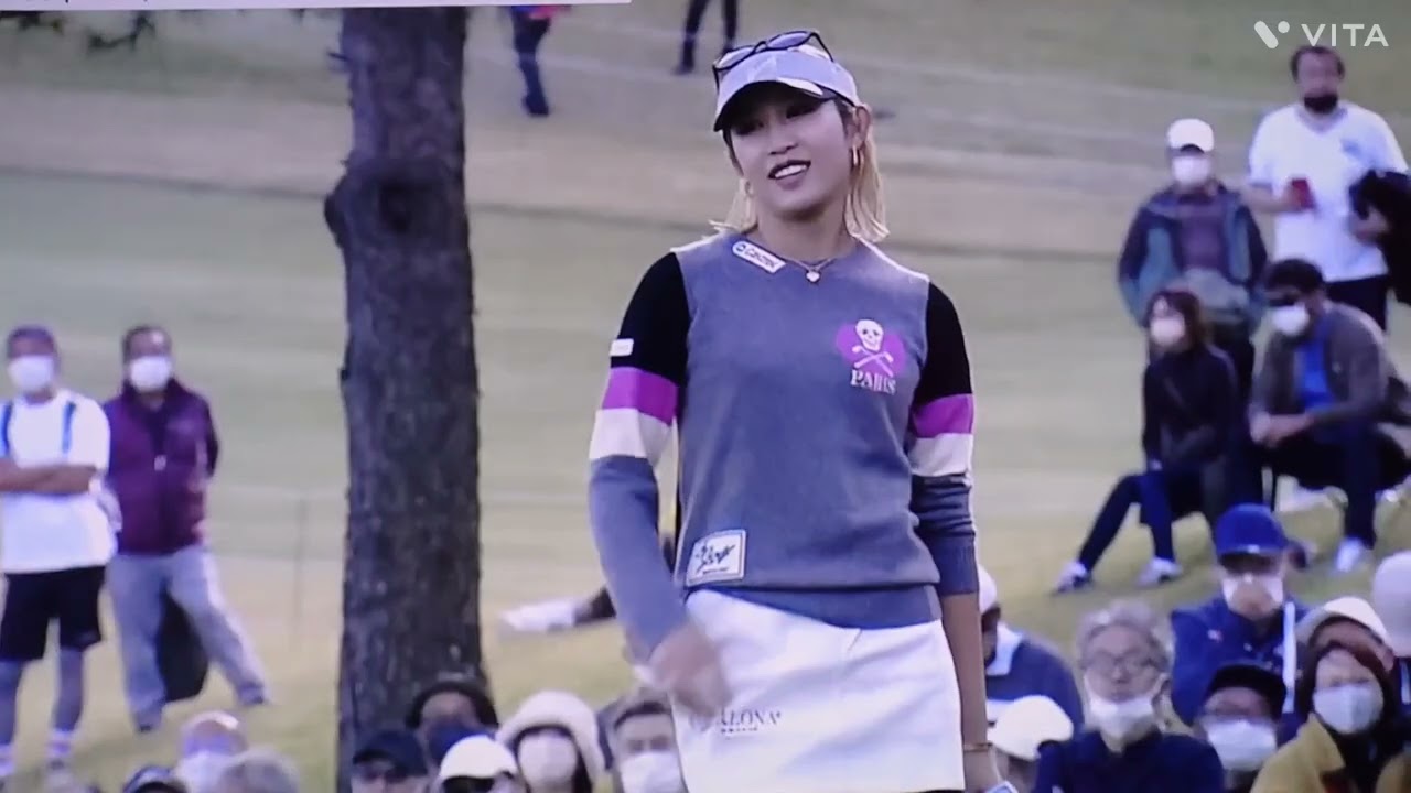 金田 久美子プロ💕悔しがる表情も美人さん❤️この後11年ぶりに優勝するよ☺️