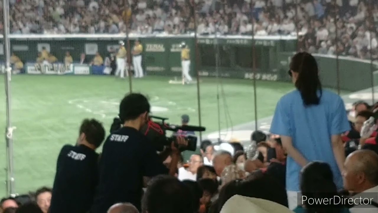 【野球】宮里藍ちゃん・岩本勉氏@サントリードリームマッチ2023