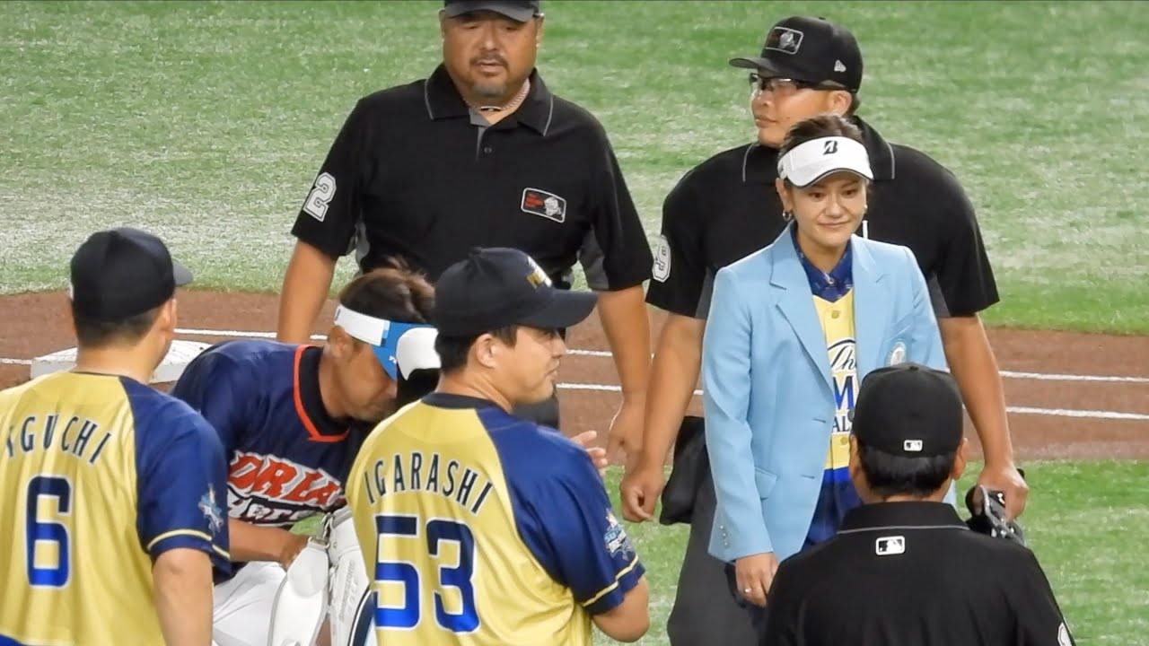 サントリードリームマッチ2023　始球式に宮里藍が登場！豪華オールスター軍団に囲まれ4万人の大観衆で投じる2023/7/31(月)ハイライトin東京ドーム