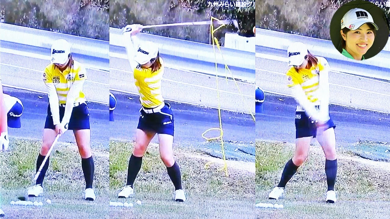 小野祐夢 Hiromu Ono プロゴルファー DRIVER SHOT SLOW MOTION !!!