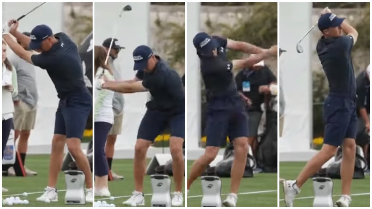 Jordan Spieth New Golf Swing and Slowmotion 2022