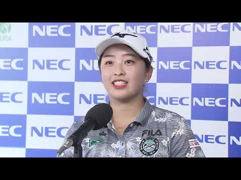 【フジテレビ公式】NEC軽井沢72ゴルフトーナメント2020＜西郷真央（首位タイ）･第2日インタビュー＞