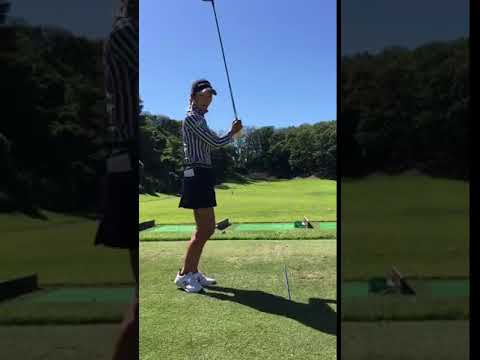 【プロサポートカーブログ】松田鈴英 ドライバーショット