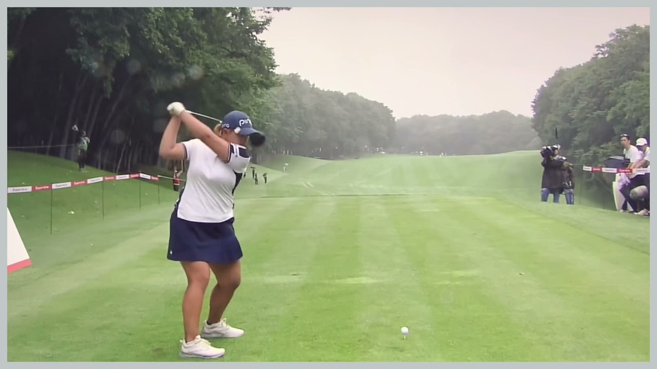 祝優勝【ゴルフ】 鈴木愛　スイング