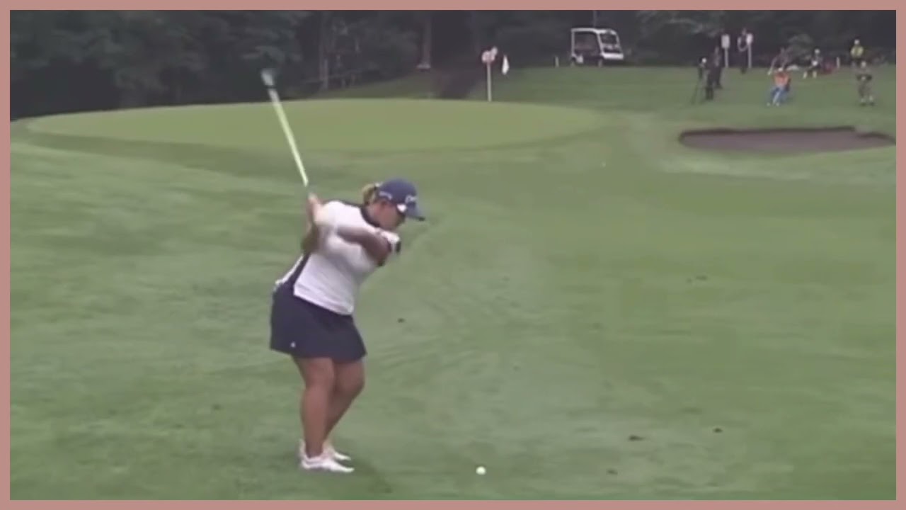 祝優勝【ゴルフ】 鈴木愛　スイング