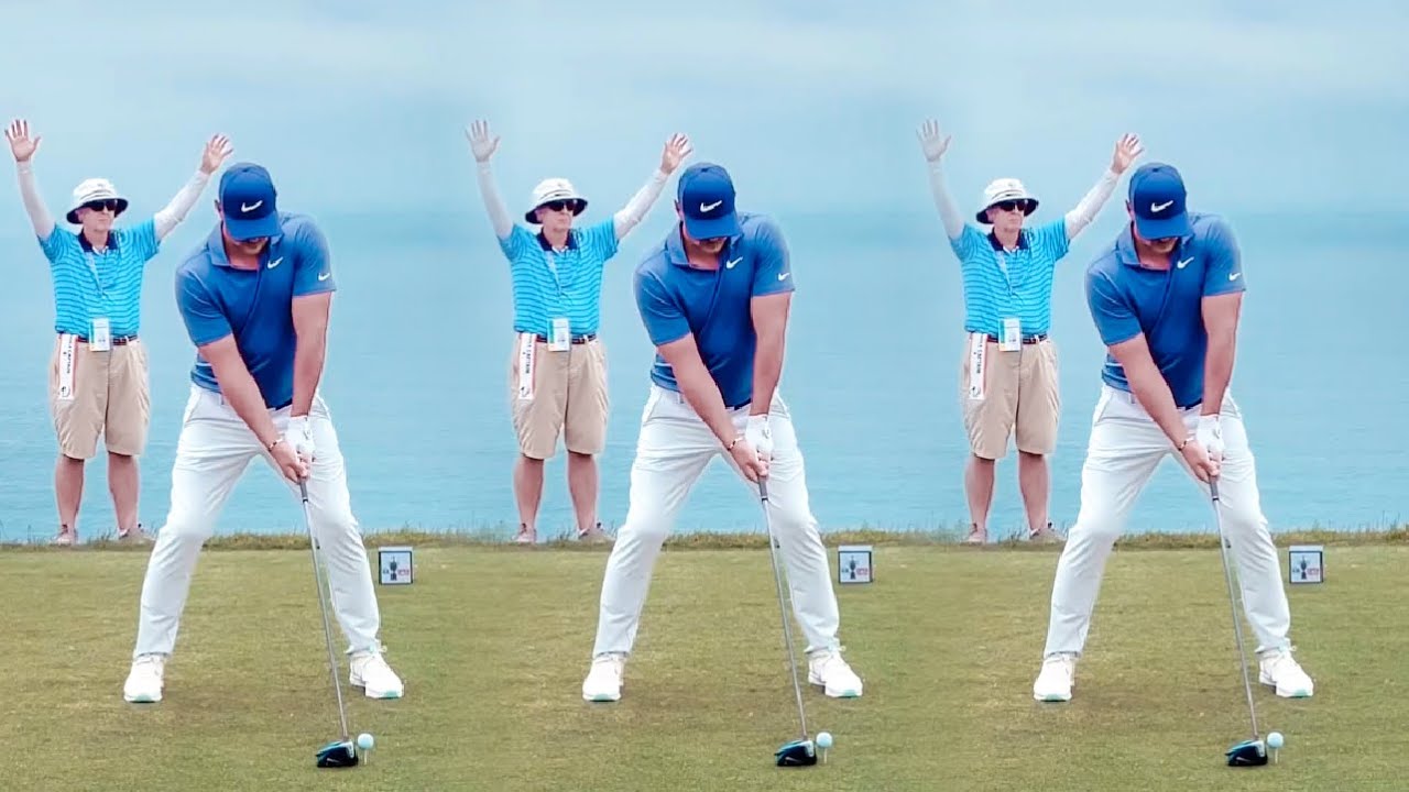 BROOKS KOEPKA GOLF SWING - SLOW MOTION